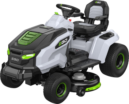 Akku-Aufsitzrasenmäher EGO mit Lenkrad TR4200E 107 cm